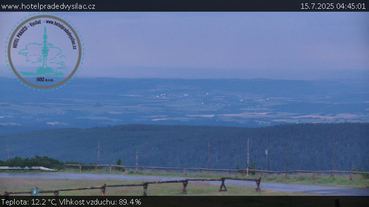 Praděd - Vysílač - Praděd - Vysílač - 15.7.2025 v 04:45 Praděd - Vysílač - Praděd - Vysílač - 15.7.2025 v 04:45