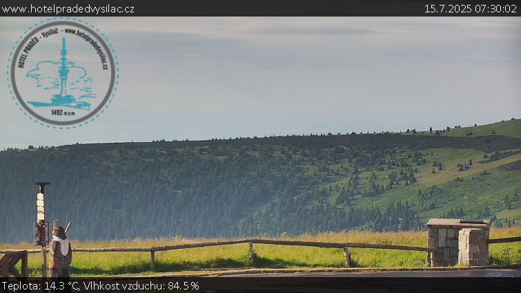 Praděd - Vysílač - Praděd - Vysílač - 15.7.2025 v 07:30 Praděd - Vysílač - Praděd - Vysílač - 15.7.2025 v 07:30
