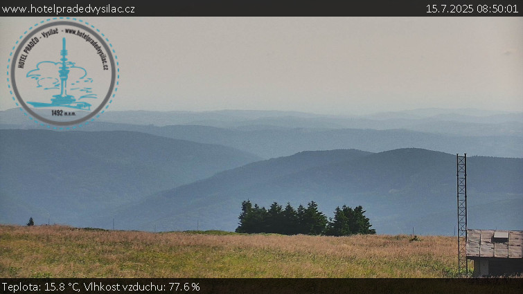 Praděd - Vysílač - Praděd - Vysílač - 15.7.2025 v 08:50 Praděd - Vysílač - Praděd - Vysílač - 15.7.2025 v 08:50