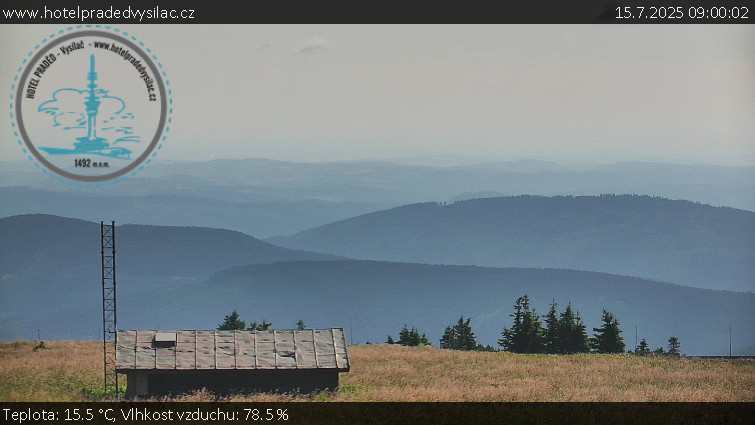Praděd - Vysílač - Praděd - Vysílač - 15.7.2025 v 09:00 Praděd - Vysílač - Praděd - Vysílač - 15.7.2025 v 09:00