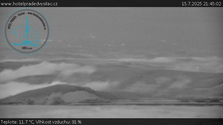 Praděd - Vysílač - Praděd - Vysílač - 15.7.2025 v 21:45 Praděd - Vysílač - Praděd - Vysílač - 15.7.2025 v 21:45