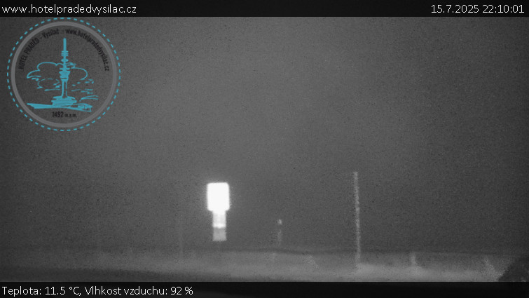 Praděd - Vysílač - Praděd - Vysílač - 15.7.2025 v 22:10 Praděd - Vysílač - Praděd - Vysílač - 15.7.2025 v 22:10