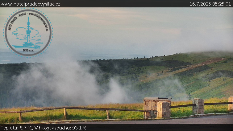 Praděd - Vysílač - Praděd - Vysílač - 16.7.2025 v 05:25 Praděd - Vysílač - Praděd - Vysílač - 16.7.2025 v 05:25