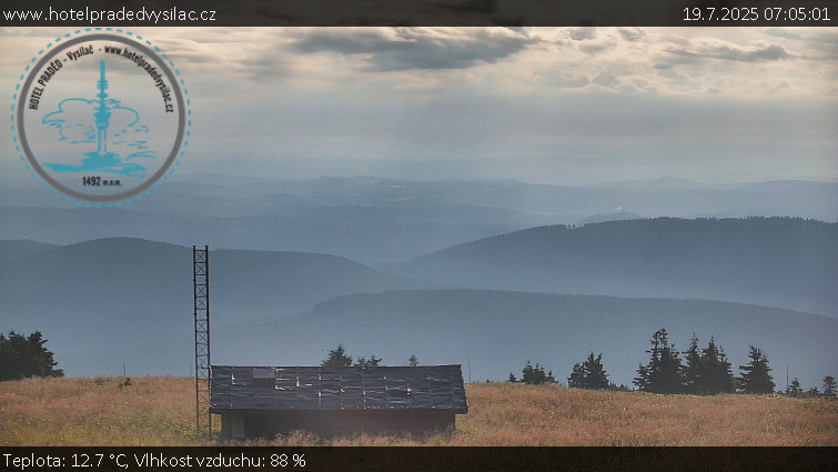 Praděd - Vysílač - Praděd - Vysílač - 19.7.2025 v 07:05