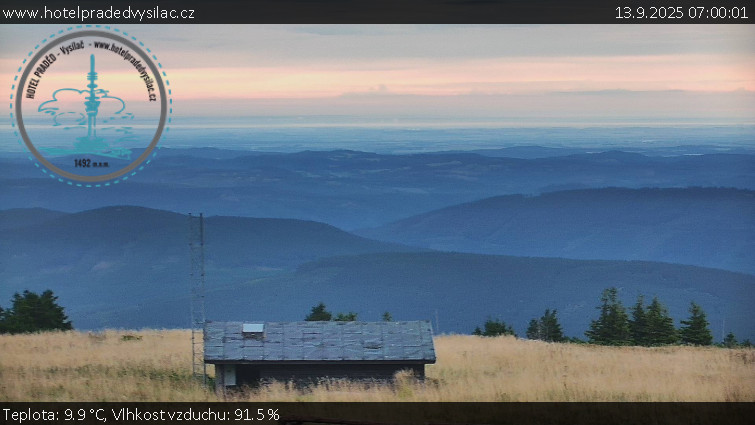 Praděd - Vysílač - Praděd - Vysílač - 13.9.2025 v 07:00 Praděd - Vysílač - Praděd - Vysílač - 13.9.2025 v 07:00