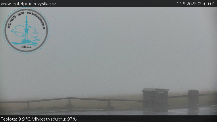 Praděd - Vysílač - Praděd - Vysílač - 14.9.2025 v 09:00