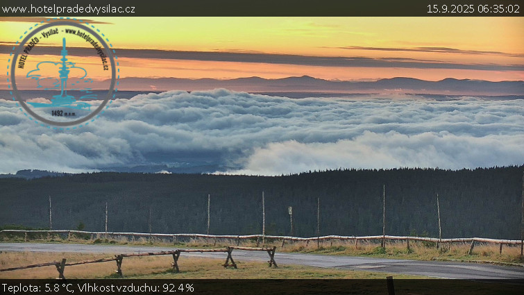 Praděd - Vysílač - Praděd - Vysílač - 15.9.2025 v 06:35