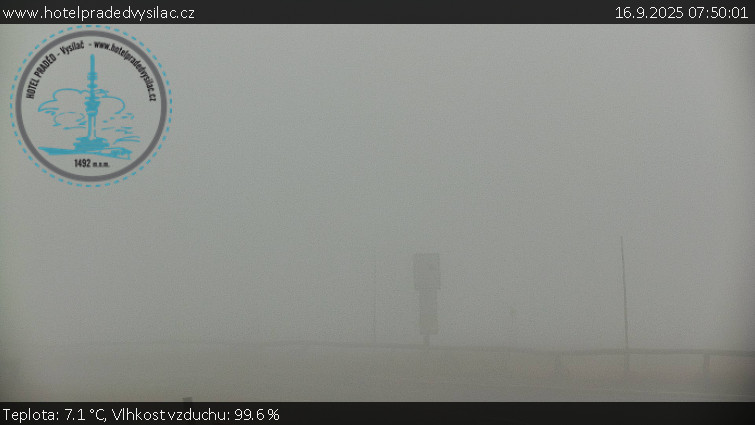 Praděd - Vysílač - Praděd - Vysílač - 16.9.2025 v 07:50