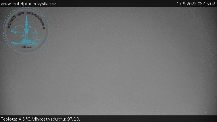 Praděd - Vysílač - Praděd - Vysílač - 17.9.2025 v 03:25