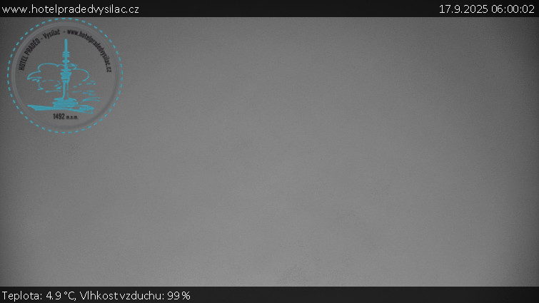 Praděd - Vysílač - Praděd - Vysílač - 17.9.2025 v 06:00