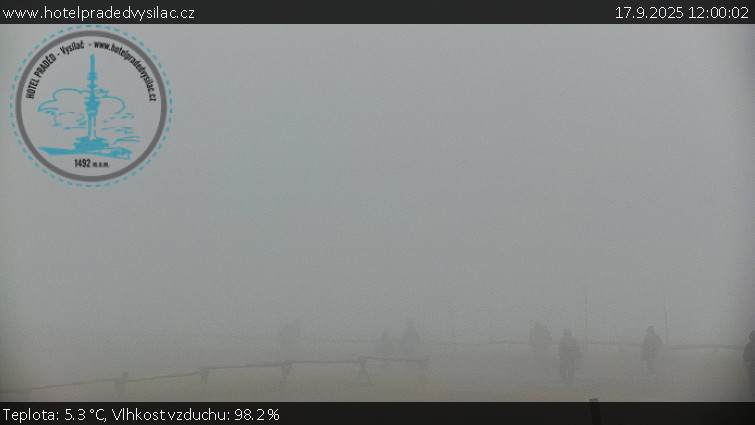 Praděd - Vysílač - Praděd - Vysílač - 17.9.2025 v 12:00