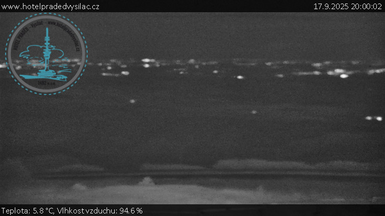 Praděd - Vysílač - Praděd - Vysílač - 17.9.2025 v 20:00 Praděd - Vysílač - Praděd - Vysílač - 17.9.2025 v 20:00