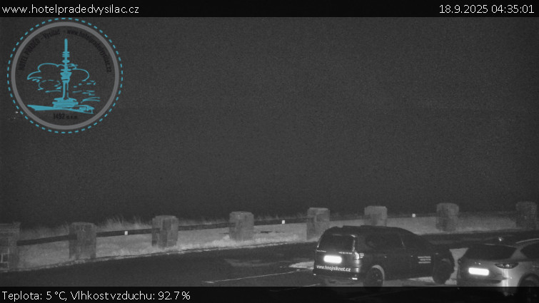 Praděd - Vysílač - Praděd - Vysílač - 18.9.2025 v 04:35