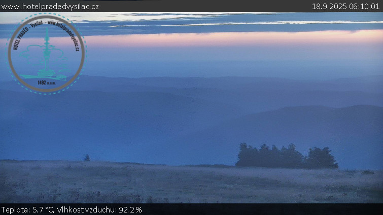 Praděd - Vysílač - Praděd - Vysílač - 18.9.2025 v 06:10