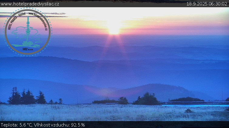 Praděd - Vysílač - Praděd - Vysílač - 18.9.2025 v 06:30