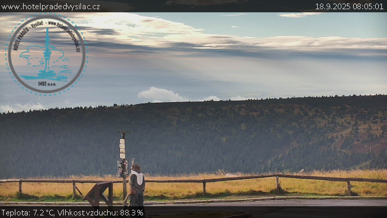 Praděd - Vysílač - Praděd - Vysílač - 18.9.2025 v 08:05