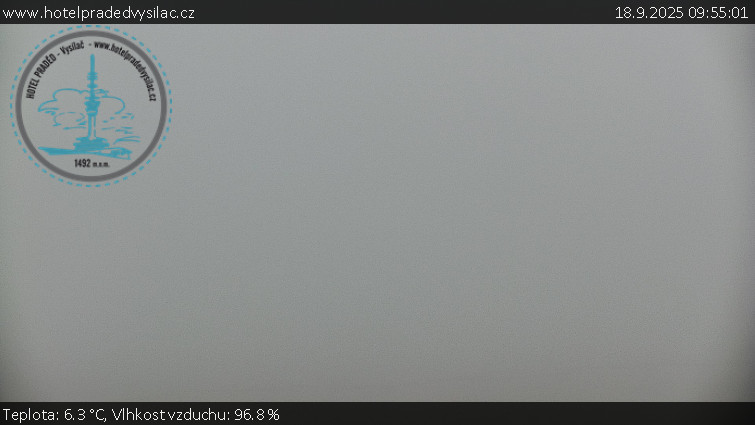 Praděd - Vysílač - Praděd - Vysílač - 18.9.2025 v 09:55