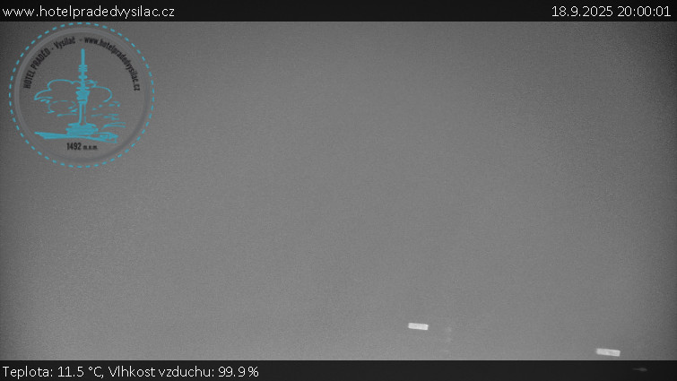 Praděd - Vysílač - Praděd - Vysílač - 18.9.2025 v 20:00 Praděd - Vysílač - Praděd - Vysílač - 18.9.2025 v 20:00