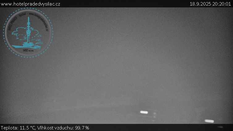 Praděd - Vysílač - Praděd - Vysílač - 18.9.2025 v 20:20 Praděd - Vysílač - Praděd - Vysílač - 18.9.2025 v 20:20