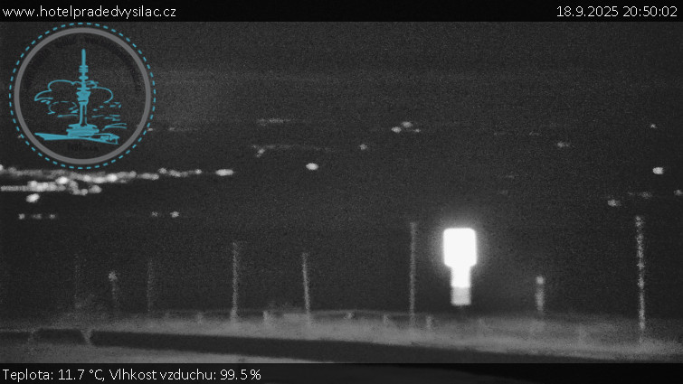 Praděd - Vysílač - Praděd - Vysílač - 18.9.2025 v 20:50 Praděd - Vysílač - Praděd - Vysílač - 18.9.2025 v 20:50