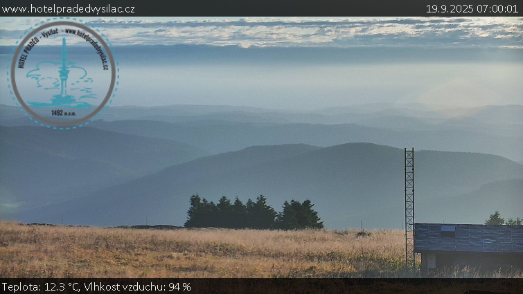 Praděd - Vysílač - Praděd - Vysílač - 19.9.2025 v 07:00