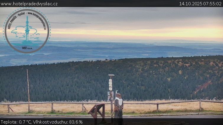 Praděd - Vysílač - Praděd - Vysílač - 14.10.2025 v 07:55 Praděd - Vysílač - Praděd - Vysílač - 14.10.2025 v 07:55