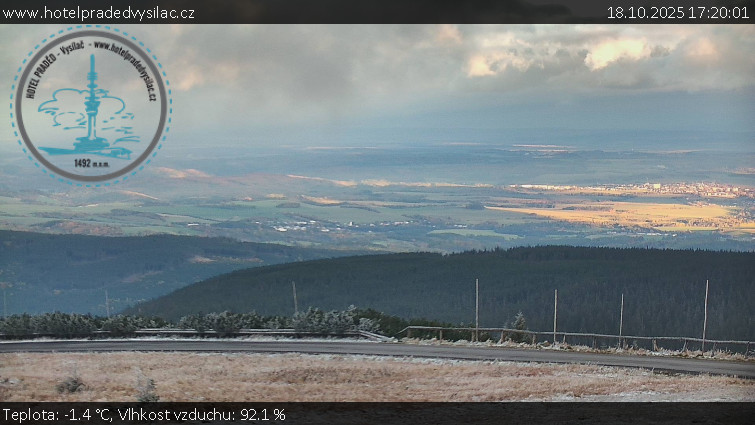 Praděd - Vysílač - Praděd - Vysílač - 18.10.2025 v 17:20 Praděd - Vysílač - Praděd - Vysílač - 18.10.2025 v 17:20