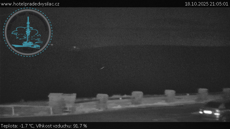 Praděd - Vysílač - Praděd - Vysílač - 18.10.2025 v 21:05 Praděd - Vysílač - Praděd - Vysílač - 18.10.2025 v 21:05