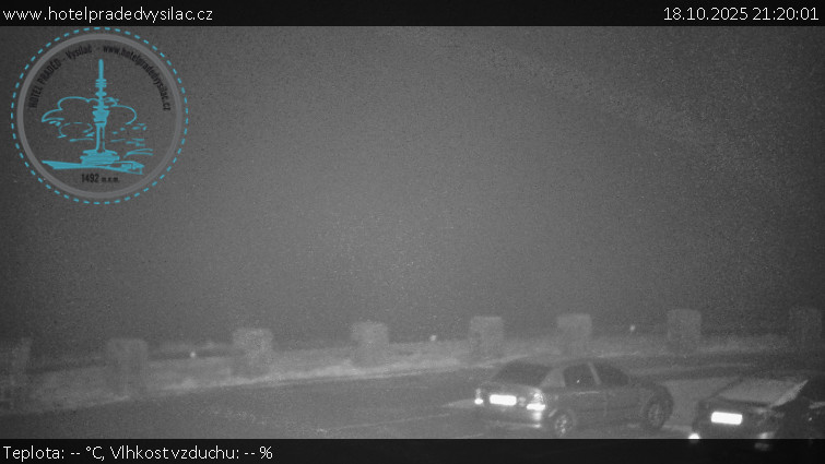 Praděd - Vysílač - Praděd - Vysílač - 18.10.2025 v 21:20 Praděd - Vysílač - Praděd - Vysílač - 18.10.2025 v 21:20