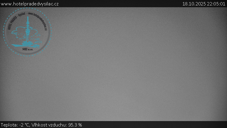 Praděd - Vysílač - Praděd - Vysílač - 18.10.2025 v 22:05 Praděd - Vysílač - Praděd - Vysílač - 18.10.2025 v 22:05