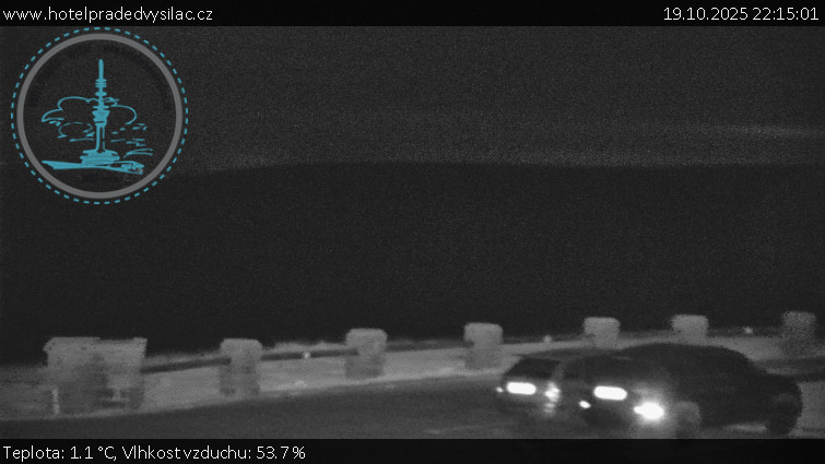 Praděd - Vysílač - Praděd - Vysílač - 19.10.2025 v 22:15 Praděd - Vysílač - Praděd - Vysílač - 19.10.2025 v 22:15
