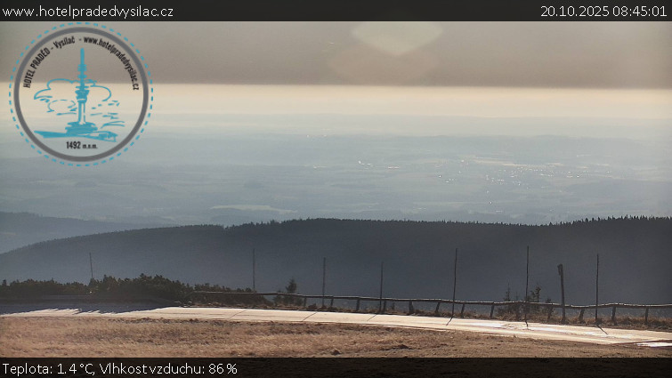 Praděd - Vysílač - Praděd - Vysílač - 20.10.2025 v 08:45 Praděd - Vysílač - Praděd - Vysílač - 20.10.2025 v 08:45