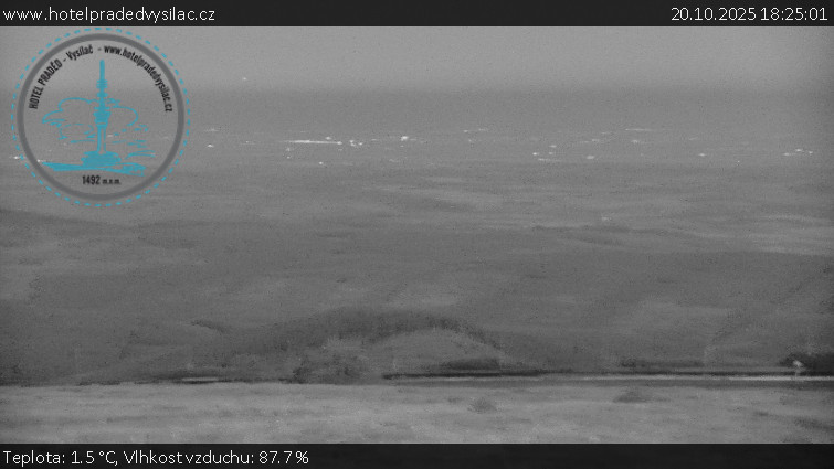 Praděd - Vysílač - Praděd - Vysílač - 20.10.2025 v 18:25 Praděd - Vysílač - Praděd - Vysílač - 20.10.2025 v 18:25