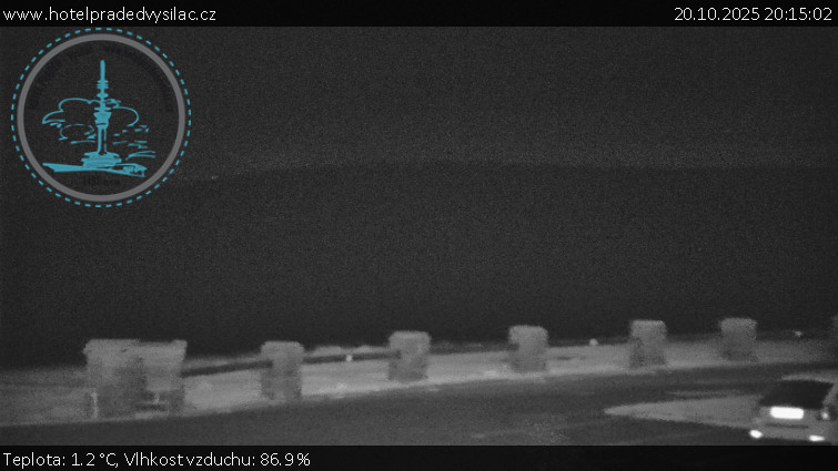 Praděd - Vysílač - Praděd - Vysílač - 20.10.2025 v 20:15 Praděd - Vysílač - Praděd - Vysílač - 20.10.2025 v 20:15