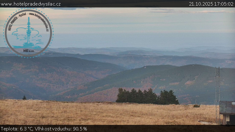 Praděd - Vysílač - Praděd - Vysílač - 21.10.2025 v 17:05 Praděd - Vysílač - Praděd - Vysílač - 21.10.2025 v 17:05