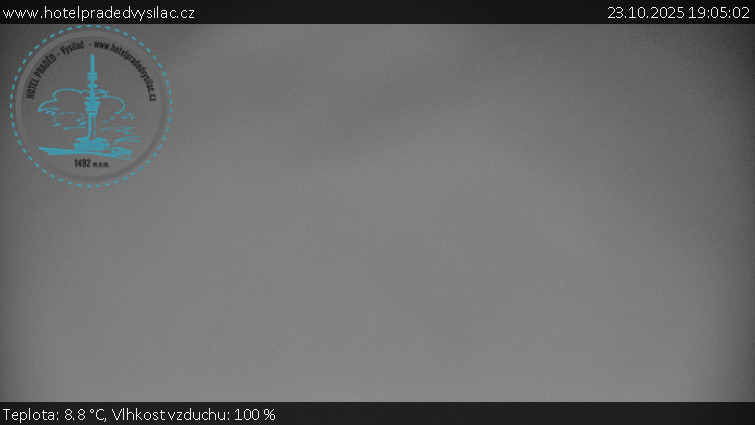 Praděd - Vysílač - Praděd - Vysílač - 23.10.2025 v 19:05 Praděd - Vysílač - Praděd - Vysílač - 23.10.2025 v 19:05