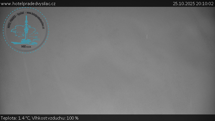 Praděd - Vysílač - Praděd - Vysílač - 25.10.2025 v 20:10 Praděd - Vysílač - Praděd - Vysílač - 25.10.2025 v 20:10