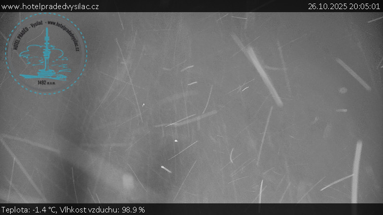 Praděd - Vysílač - Praděd - Vysílač - 26.10.2025 v 20:05 Praděd - Vysílač - Praděd - Vysílač - 26.10.2025 v 20:05