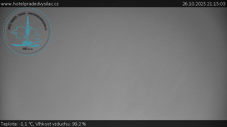 Praděd - Vysílač - Praděd - Vysílač - 26.10.2025 v 21:15 Praděd - Vysílač - Praděd - Vysílač - 26.10.2025 v 21:15