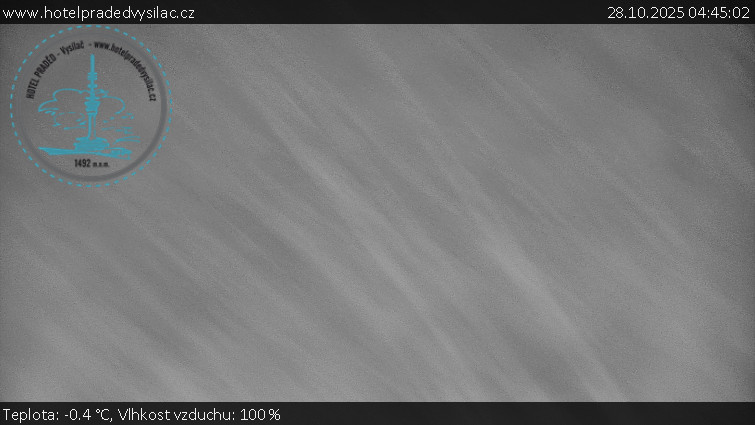 Praděd - Vysílač - Praděd - Vysílač - 28.10.2025 v 04:45 Praděd - Vysílač - Praděd - Vysílač - 28.10.2025 v 04:45