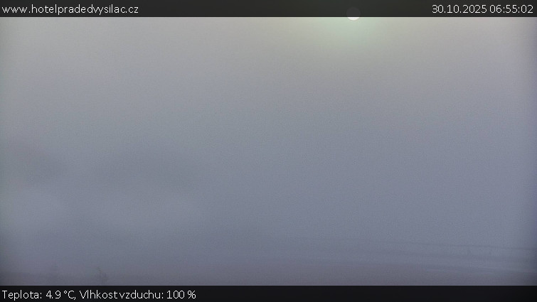 Praděd - Vysílač - Praděd - Vysílač - 30.10.2025 v 06:55