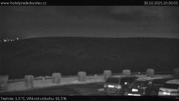 Praděd - Vysílač - Praděd - Vysílač - 30.10.2025 v 20:30 Praděd - Vysílač - Praděd - Vysílač - 30.10.2025 v 20:30