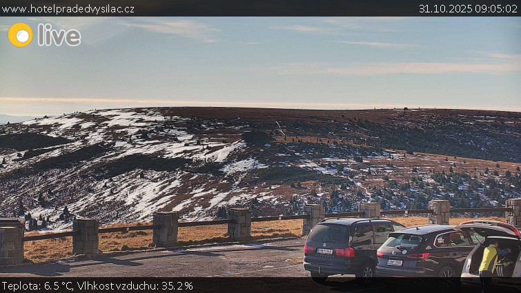 Praděd - Vysílač - Praděd - Vysílač - 31.10.2025 v 09:05 Praděd - Vysílač - Praděd - Vysílač - 31.10.2025 v 09:05