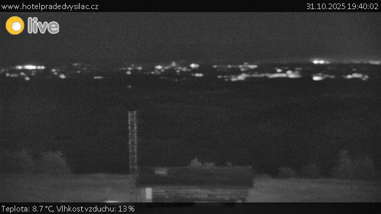 Praděd - Vysílač - Praděd - Vysílač - 31.10.2025 v 19:40 Praděd - Vysílač - Praděd - Vysílač - 31.10.2025 v 19:40