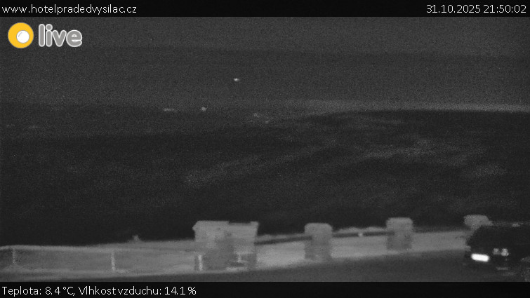 Praděd - Vysílač - Praděd - Vysílač - 31.10.2025 v 21:50 Praděd - Vysílač - Praděd - Vysílač - 31.10.2025 v 21:50