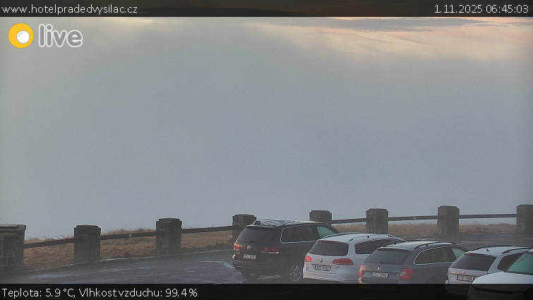 Praděd - Vysílač - Praděd - Vysílač - 1.11.2025 v 06:45