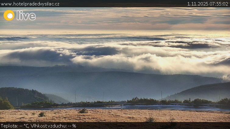 Praděd - Vysílač - Praděd - Vysílač - 1.11.2025 v 07:55 Praděd - Vysílač - Praděd - Vysílač - 1.11.2025 v 07:55