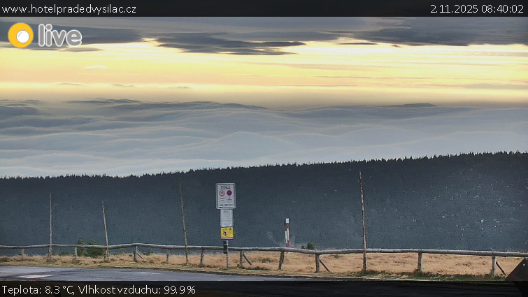 Praděd - Vysílač - Praděd - Vysílač - 2.11.2025 v 08:40 Praděd - Vysílač - Praděd - Vysílač - 2.11.2025 v 08:40