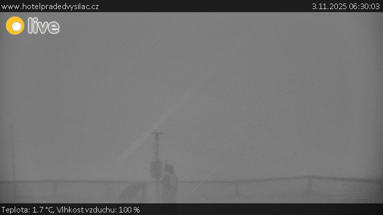 Praděd - Vysílač - Praděd - Vysílač - 3.11.2025 v 06:30