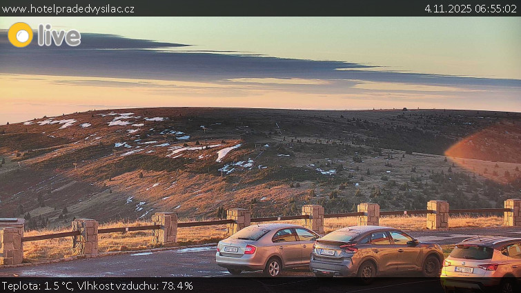 Praděd - Vysílač - Praděd - Vysílač - 4.11.2025 v 06:55